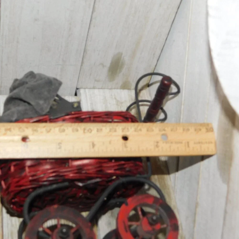 Doll Buggy Wicker, Vintage Doll Buggy,